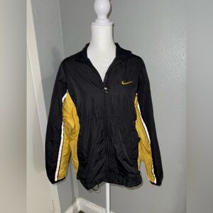 Vintage Nike 90's Men's Track Jacket
Black‎ and Yellow Small